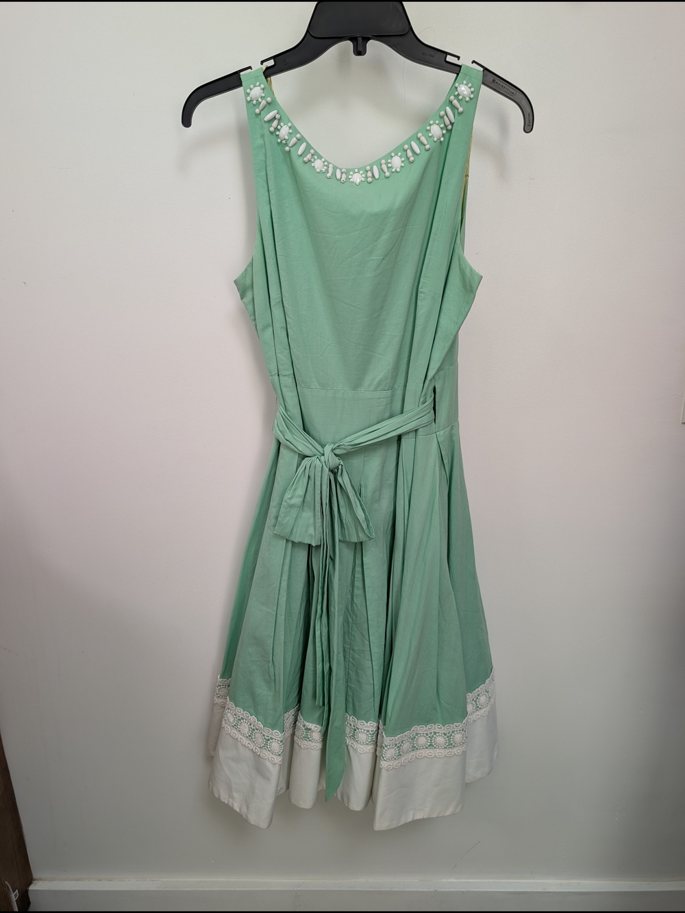 Darling Mint Green Sleeveless Wrap Dress